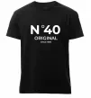 Мужская премиум футболка №40 original since Черный фото