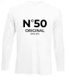 Лонгслів №50 original since Білий фото
