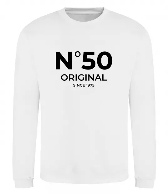 Світшот №50 original since Білий фото