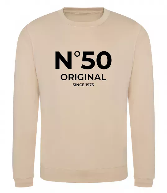 Світшот №50 original since Пісочний фото