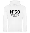 Чоловіча толстовка (худі) №50 original since Білий фото
