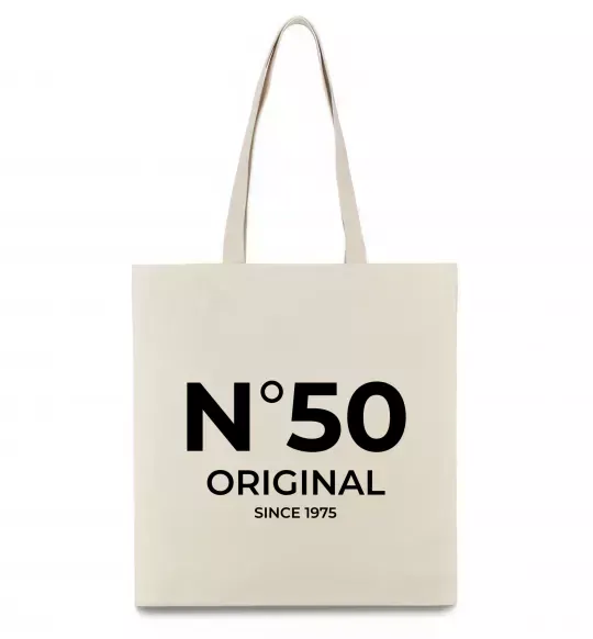 Эко-сумка №50 original since Бежевый фото