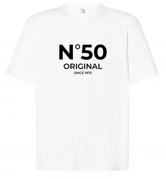 Футболка Оверсайз №50 original since Білий фото