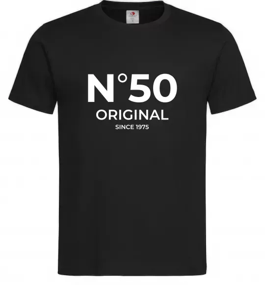 Чоловіча футболка №50 original since Чорний фото
