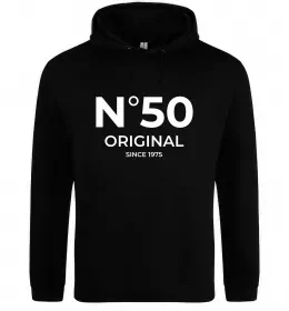 Чоловіча толстовка (худі) №50 original since Чорний фото