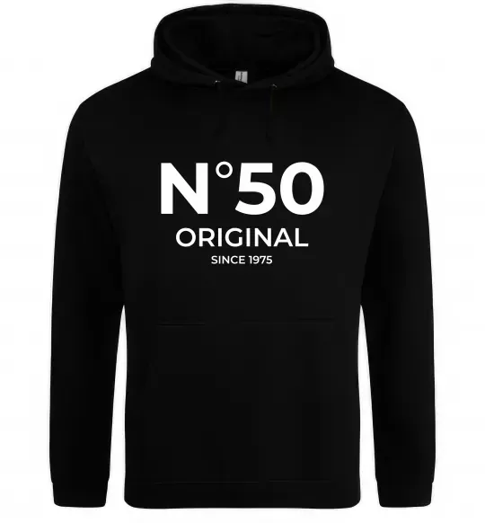 Женская толстовка (худи) №50 original since Черный фото