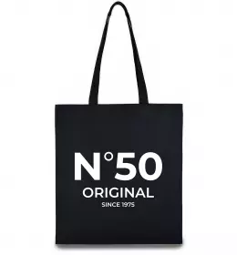 Еко-сумка 50 років щоб виглядати так привабливо Чорний фото