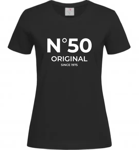 Жіноча футболка №50 original since Чорний фото