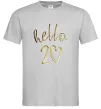 Чоловіча футболка Hello 20 Сірий фото