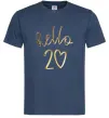 Чоловіча футболка Hello 20 Темно-синій фото