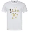 Чоловіча футболка Hello 20 Білий фото