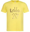 Чоловіча футболка Hello 20 Лимонний фото