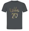 Чоловіча футболка Hello 20 Графіт фото