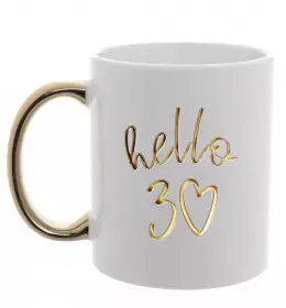 Чашка с цветной ручкой