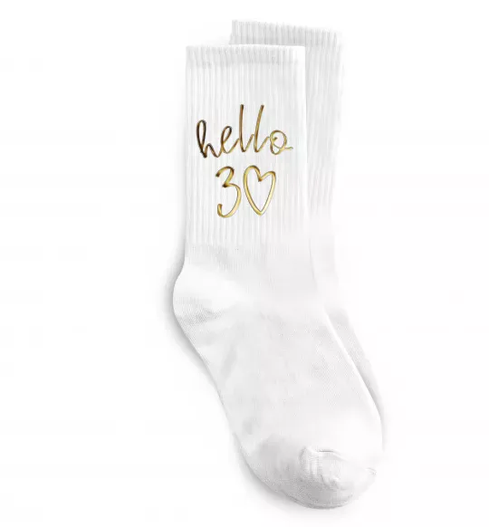 Носки Hello 30 Белый фото