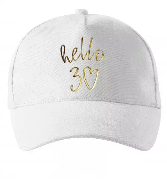 Кепка Hello 30 Білий фото