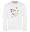 Свитшот Hello 30 Белый фото