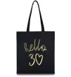 Еко-сумка Hello 30 Чорний фото