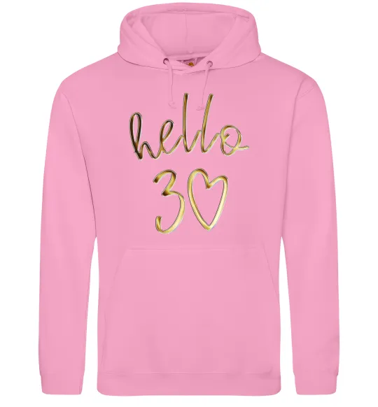 Женская толстовка (худи) Hello 30 Розовый фото