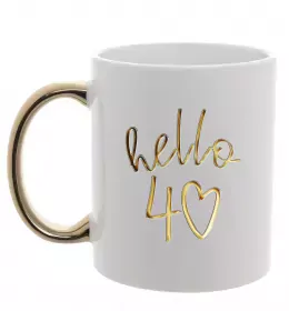 Чашка с цветной ручкой