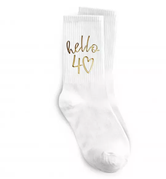 Носки Hello 40 Белый фото