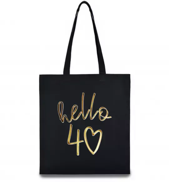 Эко-сумка Hello 40 Черный фото