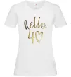 Женская футболка Hello 40 Белый фото