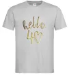 Чоловіча футболка Hello 40 Сірий фото