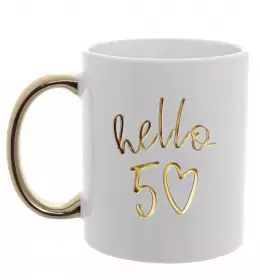 Чашка с цветной ручкой