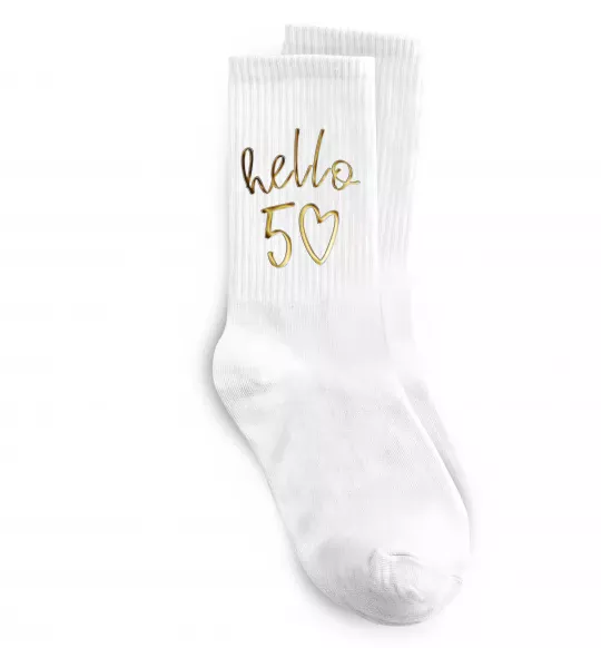 Носки Hello 50 Белый фото