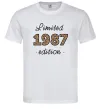 Мужская футболка Limited edition 1987 leopard Белый фото