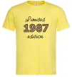 Мужская футболка Limited edition 1987 leopard Лимонный фото