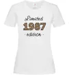 Жіноча футболка Limited edition 1987 leopard Білий фото