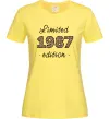Жіноча футболка Limited edition 1987 leopard Лимонний фото
