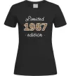 Жіноча футболка Limited edition 1987 leopard Чорний фото