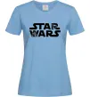 Женская футболка Star Wars C3RO та R2D2 Голубой фото