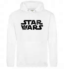 Мужская толстовка (худи) Star Wars C3RO та R2D2 Белый фото