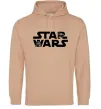 Мужская толстовка (худи) Star Wars C3RO та R2D2 Песочный фото