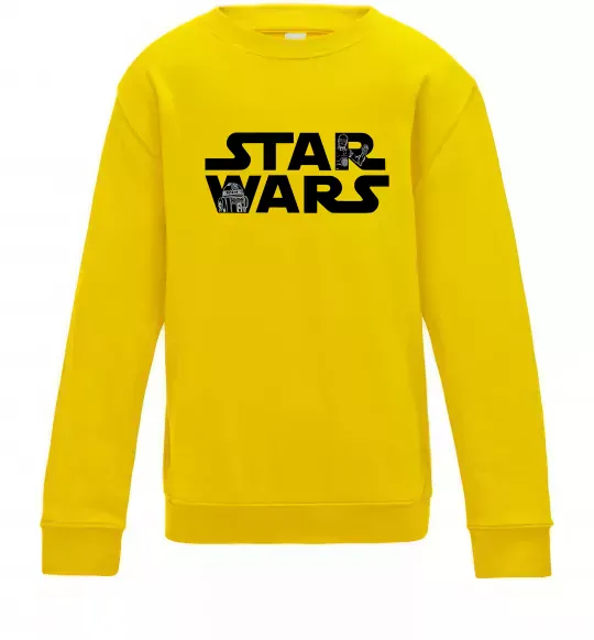 Детский Свитшот Star Wars C3RO та R2D2 Солнечно желтый фото