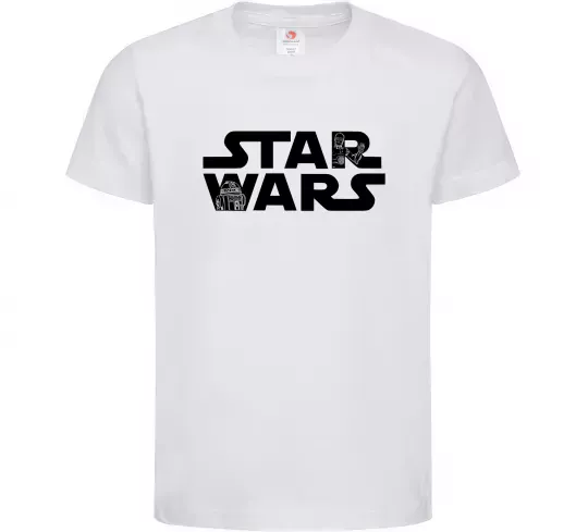 Дитяча футболка Star Wars C3RO та R2D2 Білий фото