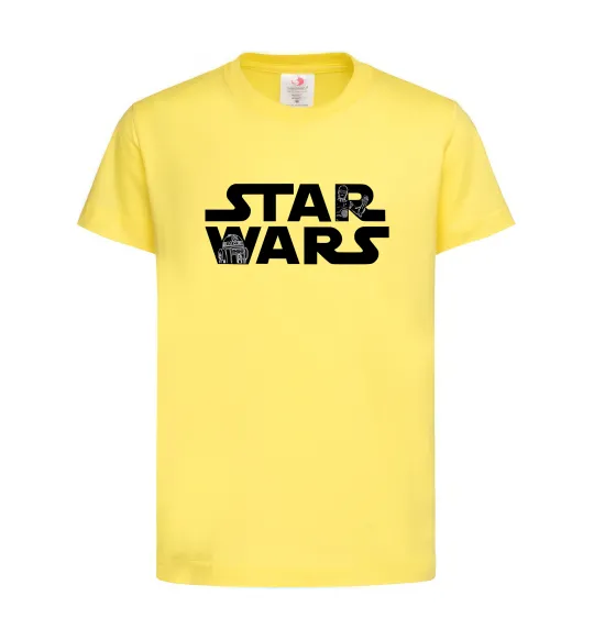 Детская футболка Star Wars C3RO та R2D2 Лимонный фото