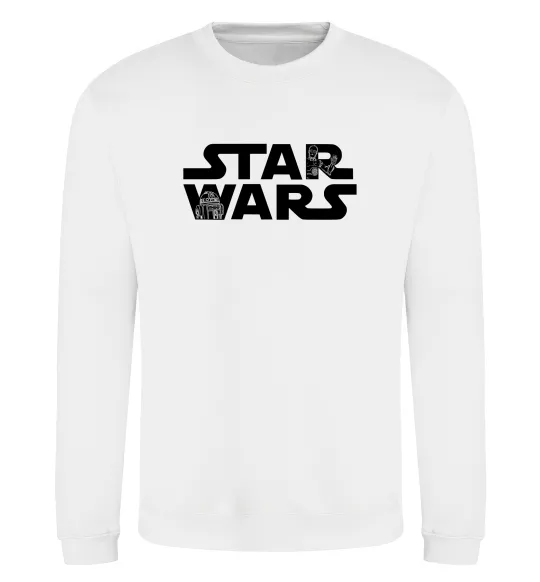 Світшот Star Wars C3RO та R2D2 Білий фото