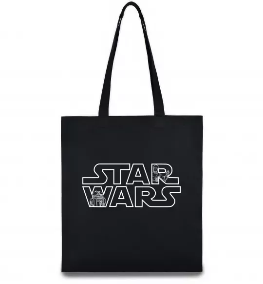 Еко-сумка Star Wars C3RO та R2D2 Чорний фото