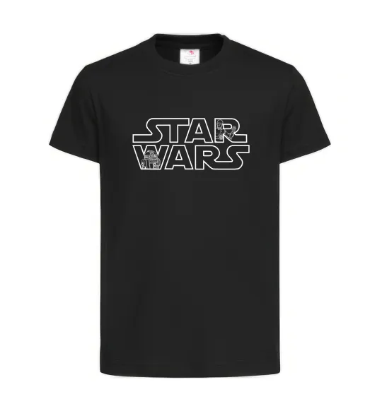 Детская футболка Star Wars C3RO та R2D2 Черный фото