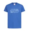 Детская футболка Star Wars C3RO та R2D2 Ярко-синий фото
