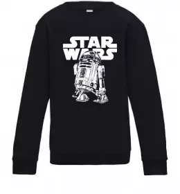 Детский Свитшот R2D2 Star Wars Черный фото