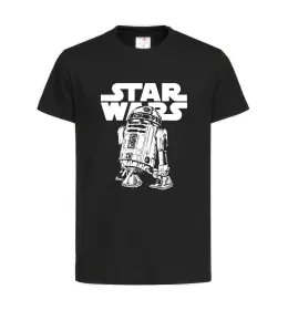 Детская футболка R2D2 Star Wars Черный фото