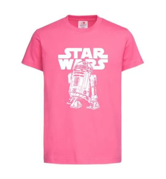 Детская футболка R2D2 Star Wars Ярко-розовый фото