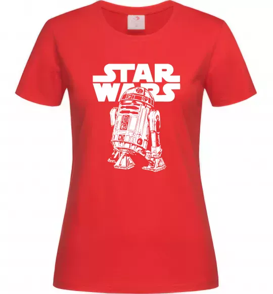 Жіноча футболка R2D2 Star Wars Червоний фото