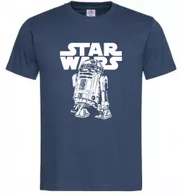 Мужская футболка R2D2 Star Wars Темно-синий фото